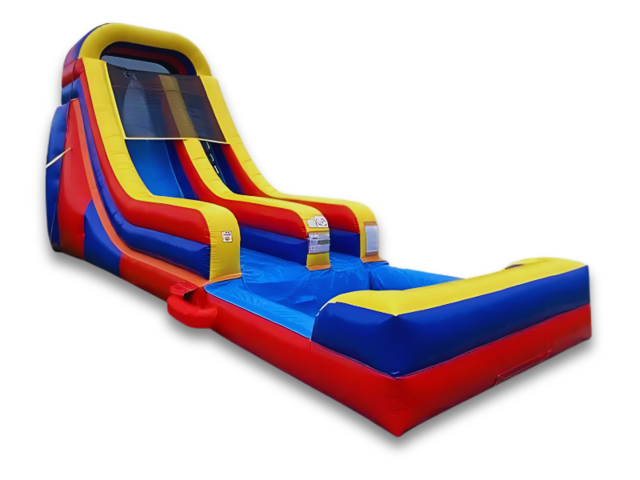 15 ft Rainbow Waterslide Rental | Backyard Slide Fun