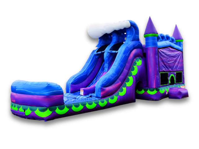 Tidal Wave 3-in-1 Combo Bouncer (Wet)