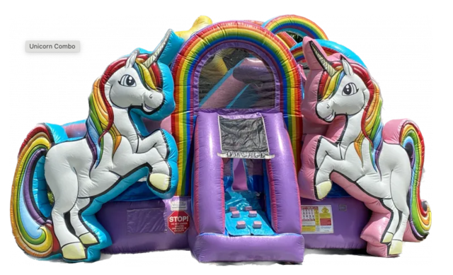 20ft Unicorn Dream Combo with Water Slide