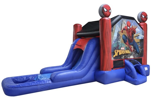28ft Spider-Man Jump & Slide Combo (Dry)