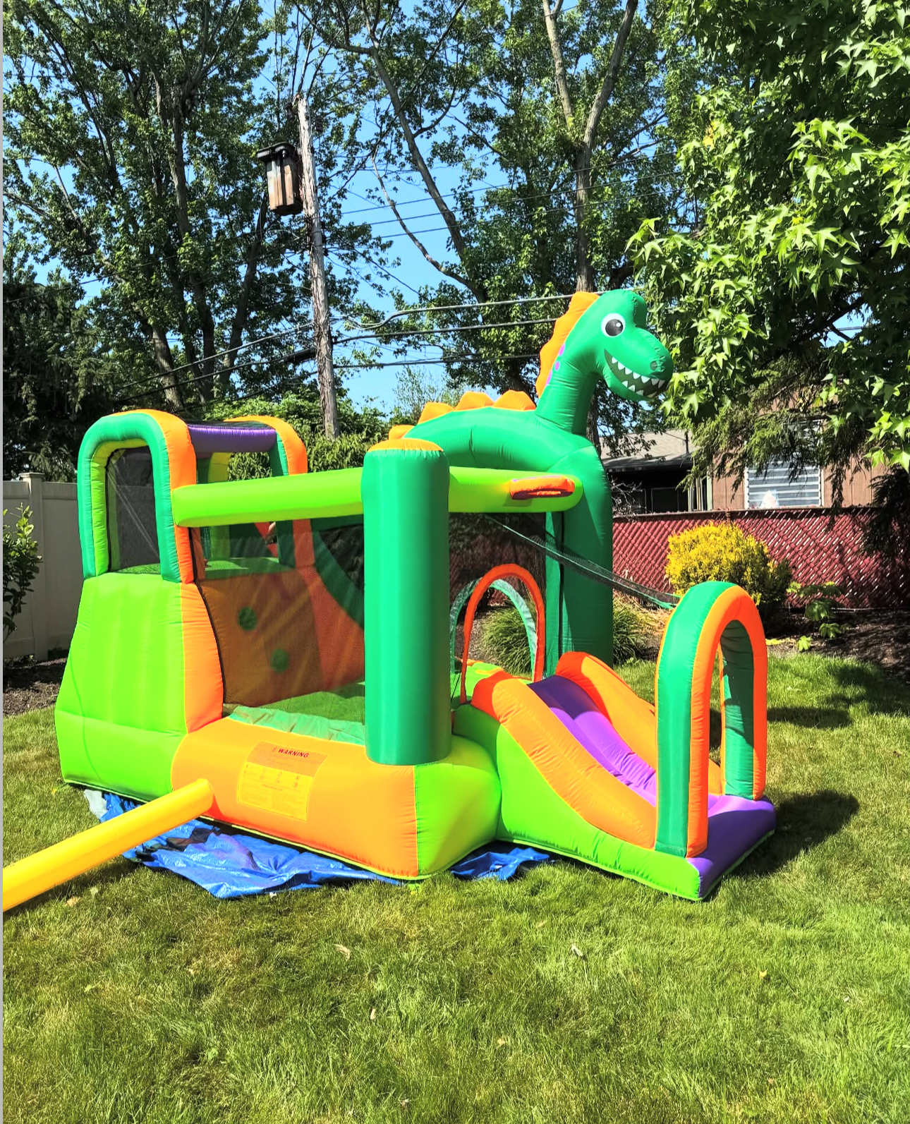 10ft 5-in-1 Dinosaur Toddlers Bounce House Combo