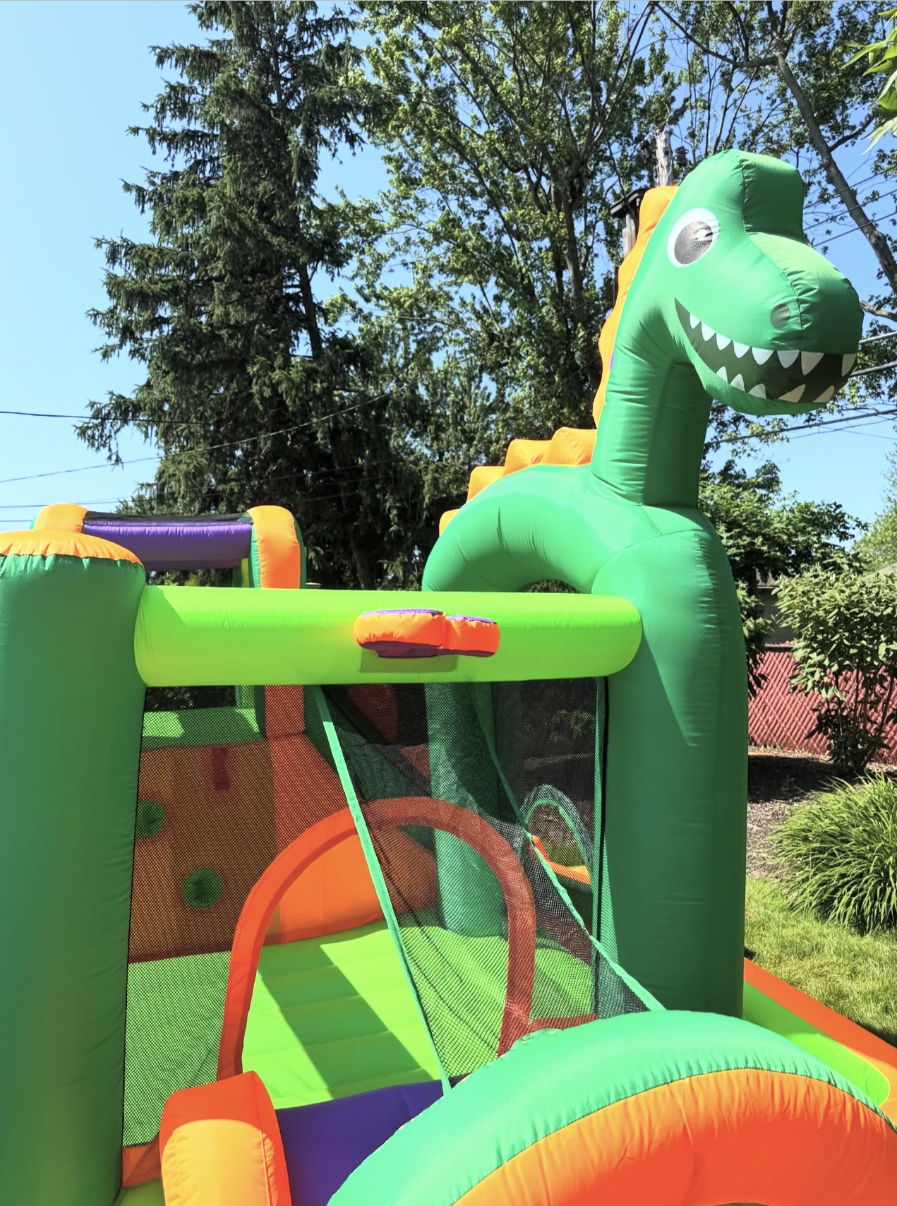 10ft 5-in-1 Dinosaur Toddlers Bounce House Combo - Image 2