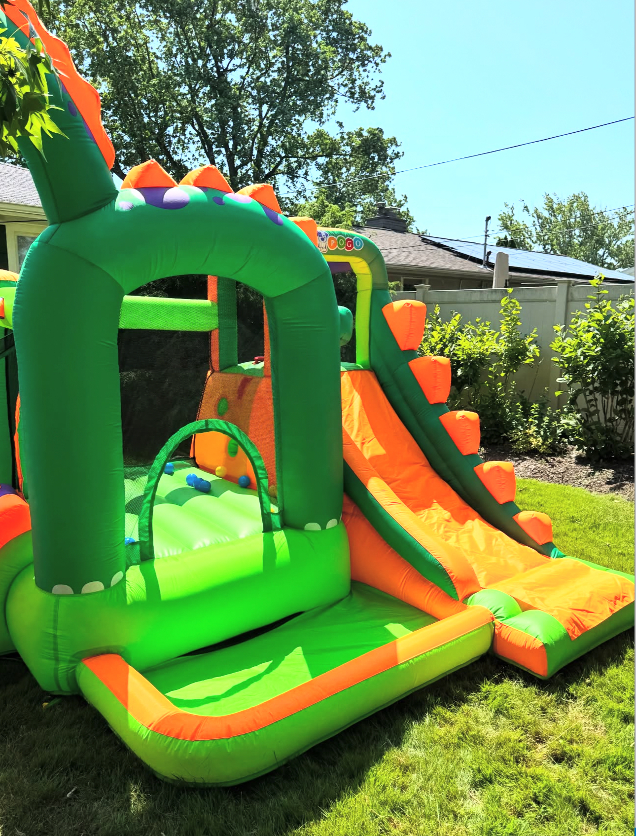 10ft 5-in-1 Dinosaur Toddlers Bounce House Combo - Image 5