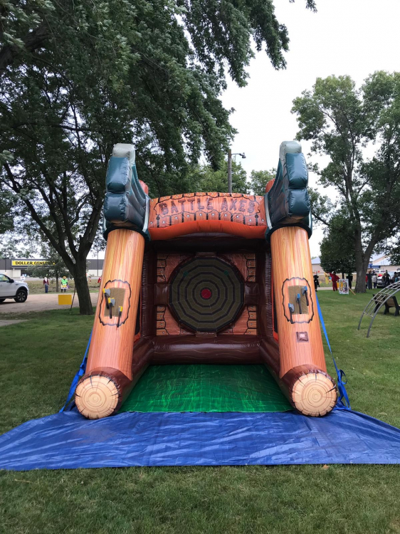 13ft Battle Axe Throw Inflatable