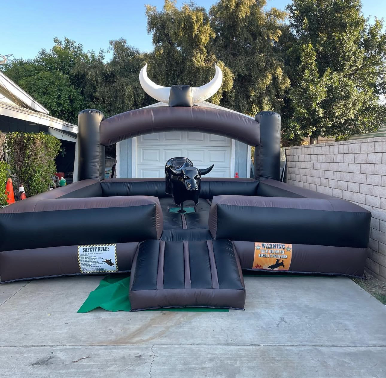 Black And Brown Mechanical Bull