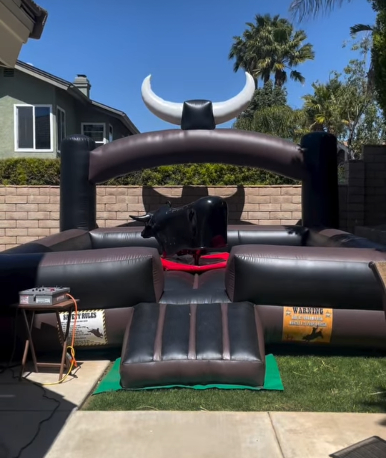 Black And Brown Mechanical Bull